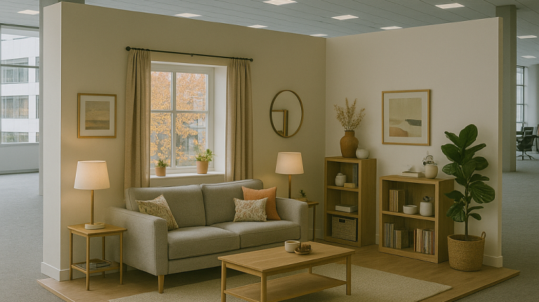 room set studio build